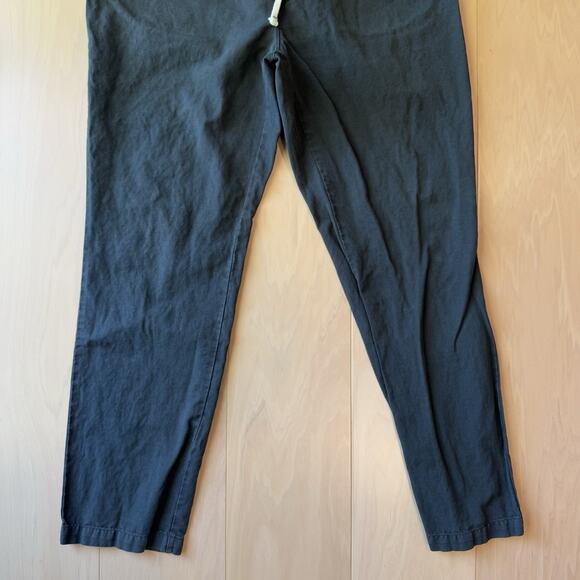 Wellen Pants Large Dark Gray Minimalist Chino Jogger New York Streetawear - Picture 4 of 9